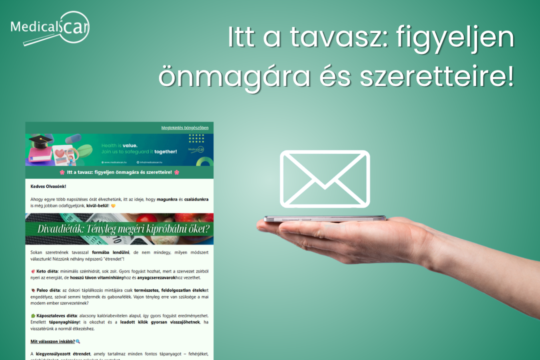 🌸 Itt a tavasz: figyeljen önmagára és szeretteire! 🌸